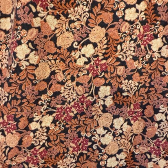 Old Navy Waist-Defined Floral Midi Dress XXL Peasant Cottage Babydoll - Picture 8 of 11